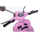 Vespa PX150 12V electric moped, pink