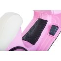 Vespa PX150 12V electric moped, pink