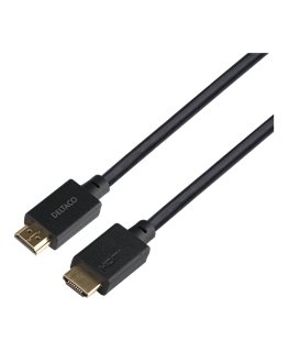 Deltaco HU-30-LSZH HDMI cable 3 m HDMI Type A (Standard) Black