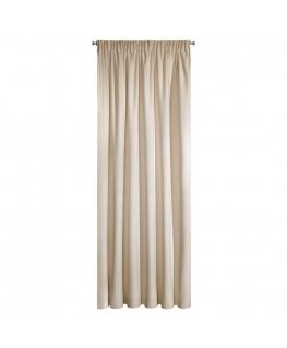 Naktinė užuolaida iš minkšto aksomo Eurofirany DIVA LINE RIA 140X270 cm, juosta/ tunelis/ kabliukai, 300 g/m2, spalva: smėlio