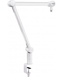 Kisai BA-1 table-mounted microphone stand, white