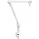 Kisai BA-1 table-mounted microphone stand, white