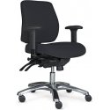 Toplux Pro 20 office chair with armrests, black