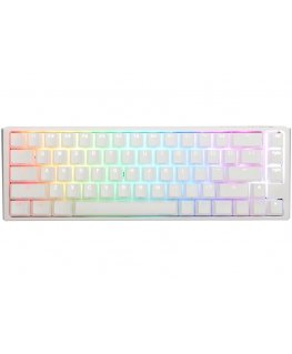 Ducky One 3 Classic Pure White SF tastatūra USB Vācu Balts