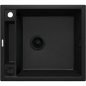 DEANTE BLACK NERO MATT MAGNETIC 1-BOWL GRANITE SINK