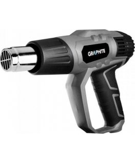 technical hair dryer Graphite technical hair dryer (technical hair dryer 2000W, temperature range: I: 50ºC, II: 50-550ºC, III: 5