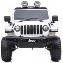 Jeep Wrangler Rubicon 12V -sähköauto, valkoinen