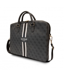 Case Guess PU 4G Printed Stripes Computer Bag 15|16" Black