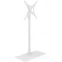 Mozi Monolith floor stand for 23"-55" monitors, white Mozi Monolith floor stand for 23"-55" monitors, white