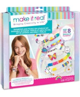 Make it Real Rainbows & Pearls -rannekorujen askartelusetti