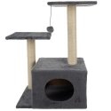 Cat tree 71cm gray purlov 21712