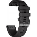 Garimin Fenix 3/3HR/5X smart watch strap, Black, 26mm