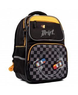 YES Backpack S-105 "Maxdrift", black/yellow