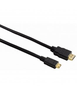 Hama HDMI 2m HDMI-kaapeli HDMI-tyyppi A (vakio) HDMI Type C (Mini) Musta