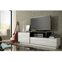 Cama TV cabinet SIGMA 3 180 white/white gloss + black