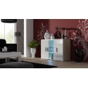 Cama sideboard 120 cm SOHO S7 sonoma oak/white gloss Cama sideboard 120 cm SOHO S7 sonoma oak/white gloss