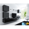 Cama Living room cabinet set VIGO 22 black/black gloss