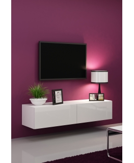 Cama TV stand VIGO 140 30/140/40 white/white gloss