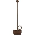 Broggi Lampada Bugia corten rechargeable Broggi Lampada Bugia corten rechargeable