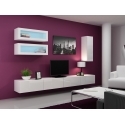 Cama Living room cabinet set VIGO 11 white/white gloss Cama Living room cabinet set VIGO 11 white/white gloss