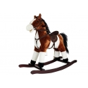 Lean Cars Rocking Horse Dark Brown 74 CM