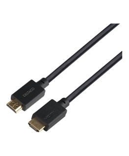Deltaco HU-20-LSZH HDMI cable 2 m HDMI Type A (Standard) Black
