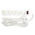 Plug EXD Household extension cord 3m, 5 sockets, with switch