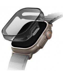 Uniq Garde Apple Watch Ultra 49mm case. grey/smoke grey
