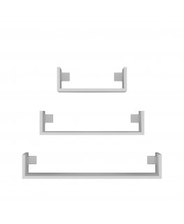 Topeshop MOBI 3P BIEL полка Свободно подвешиваемая полка Настенный Древесно-стружечная плита (ДСП) Б