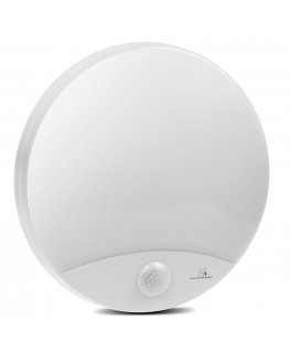 Lubinis šviestuvas LED lempa su judesio jutikliu Maclean, infraraudonoji, spalva balta, 10W, IP44, natural color balta (4000K), 