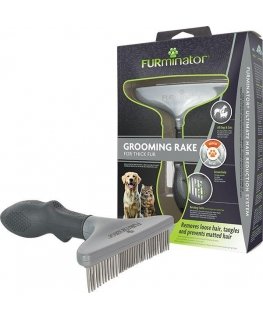 Furminator metal comb-rake for dogs and cats