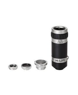 Lens Lens set for smartphones / tablets 4in1 M-Life