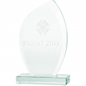 Tryumf 3D engraved glass trophy with case Tryumf 3D engraved glass trophy with case