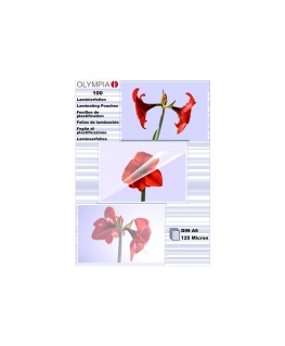 Olympia 1x100 DIN A6 125 micron laminator pouch 100 pc(s)