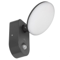 Ceiling light Maclean Energy MCE367 LED wall light with PIR sensor - PC + ALU, 15W (1100lm) Neutral White 4000K IP65 gray