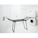 AMALFI foldable laundry drying rack, black AMALFI foldable laundry drying rack, black
