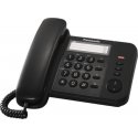 Panasonic KX-TS520 DECT telefonas Juoda