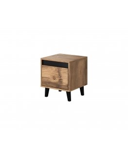 Cama NORD bedside table 2 pcs. 40x38x45 cm oak wotan/anthracite