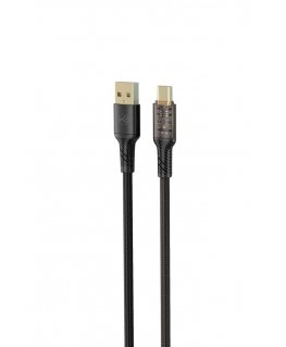 Tellur Data Cable USB to Type-C 3A 100cm Black