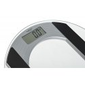Adler AD 8122 Oval Black, Transparent Electronic personal scale