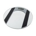 Adler AD 8122 Oval Black, Transparent Electronic personal scale