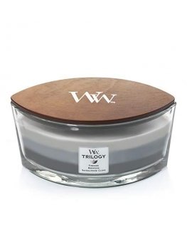 Žvakė WoodWick Trilogy Warm Woods Elipsa 453,6g