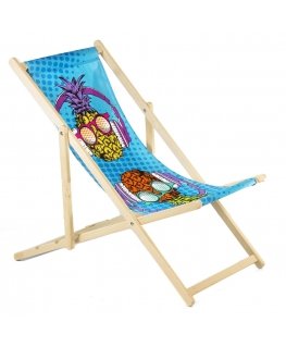 GreenBlue Classic beech chaise longue GB183 with its own imprint