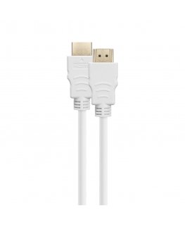 Deltaco HU-20A-R HDMI kabelis 2 m HDMI Type A (Standard) Balts