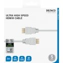 Deltaco HU-20A-R HDMI cable 2 m HDMI Type A (Standard) White Deltaco HU-20A-R HDMI cable 2 m HDMI Type A (Standard) White