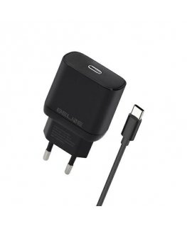 Beline Charger connected to the network 30W GaN USB-C + cable USB-C, black