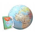 CALY Inflatable globe-ball "World", 42 cm CALY Inflatable globe-ball "World", 42 cm