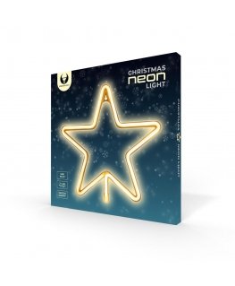 Neoninis LED CHRISTMAS PENTASTAR šiltai baltas FLNE22 Forever Light