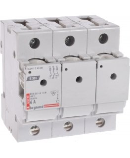 FUSE SWITCH LE-606702 THREE-PHASE 6 A D01 LEGRAND