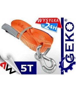 Geko LINKA HOLOWNICZA 5Tx7,5m Z HAKIEM I PÄTL